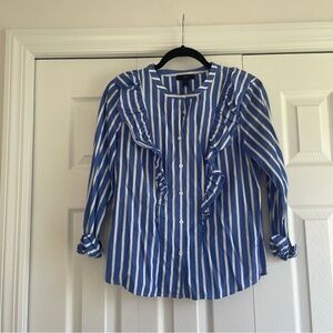 J. Crew blouse with ruffles